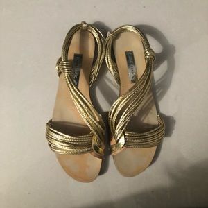 Zara gold summer Sandals
